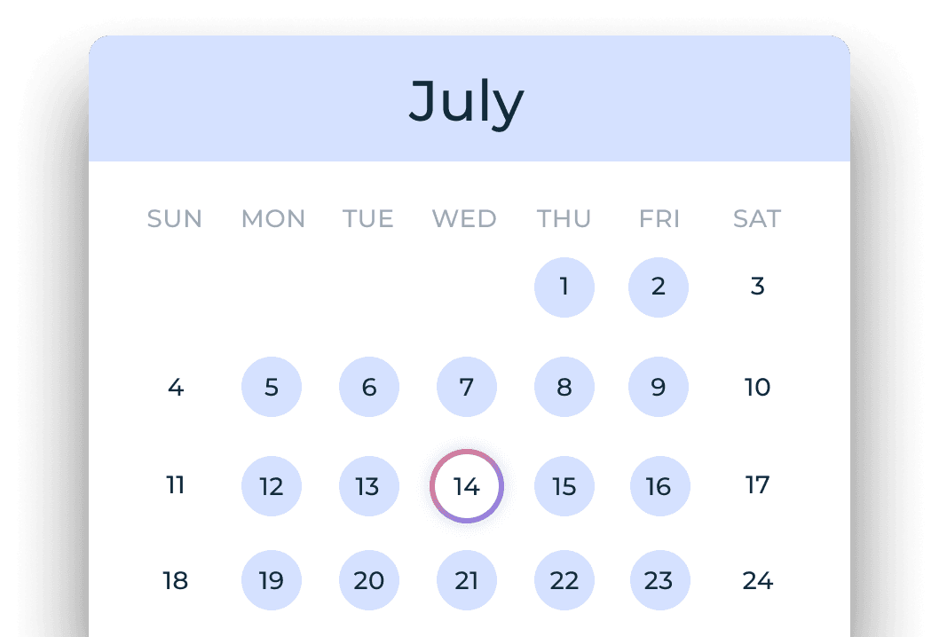 Image of a calendar