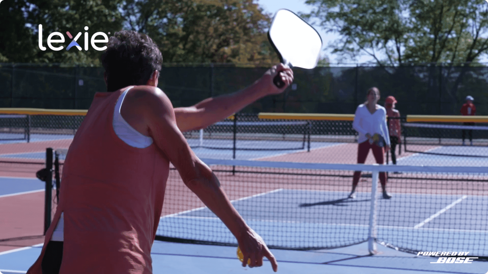 People playing paddle